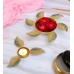 Yellow & Gold Leaves Urli & Dia Set of 2